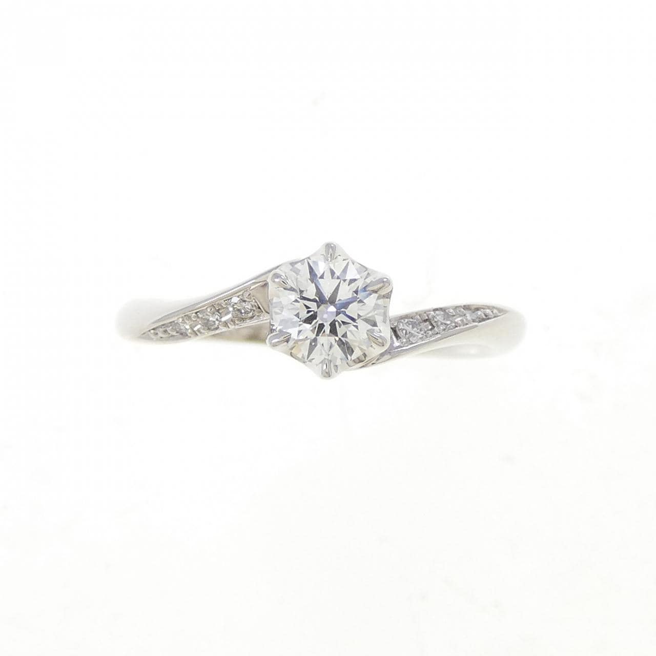 PT950 ダイヤモンド リング 0.301CT D VS1 3EXT