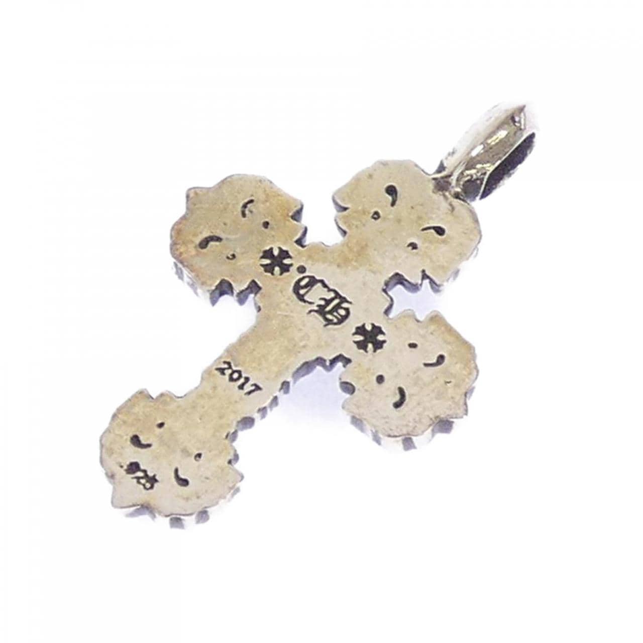 クロムハーツ CHROME HEARTS FILIGREE CROSS TINY SNGL DMND 202165819SLVXXX006 ペンダント