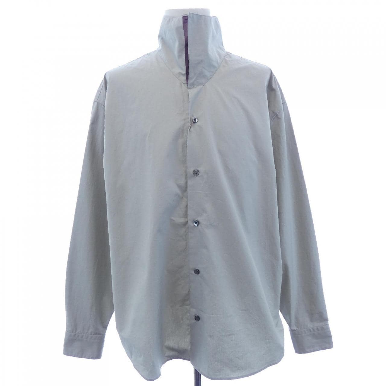 エルメス HERMES ボクシーカットダブルハイカラーシャツ 466400H2 シャツ