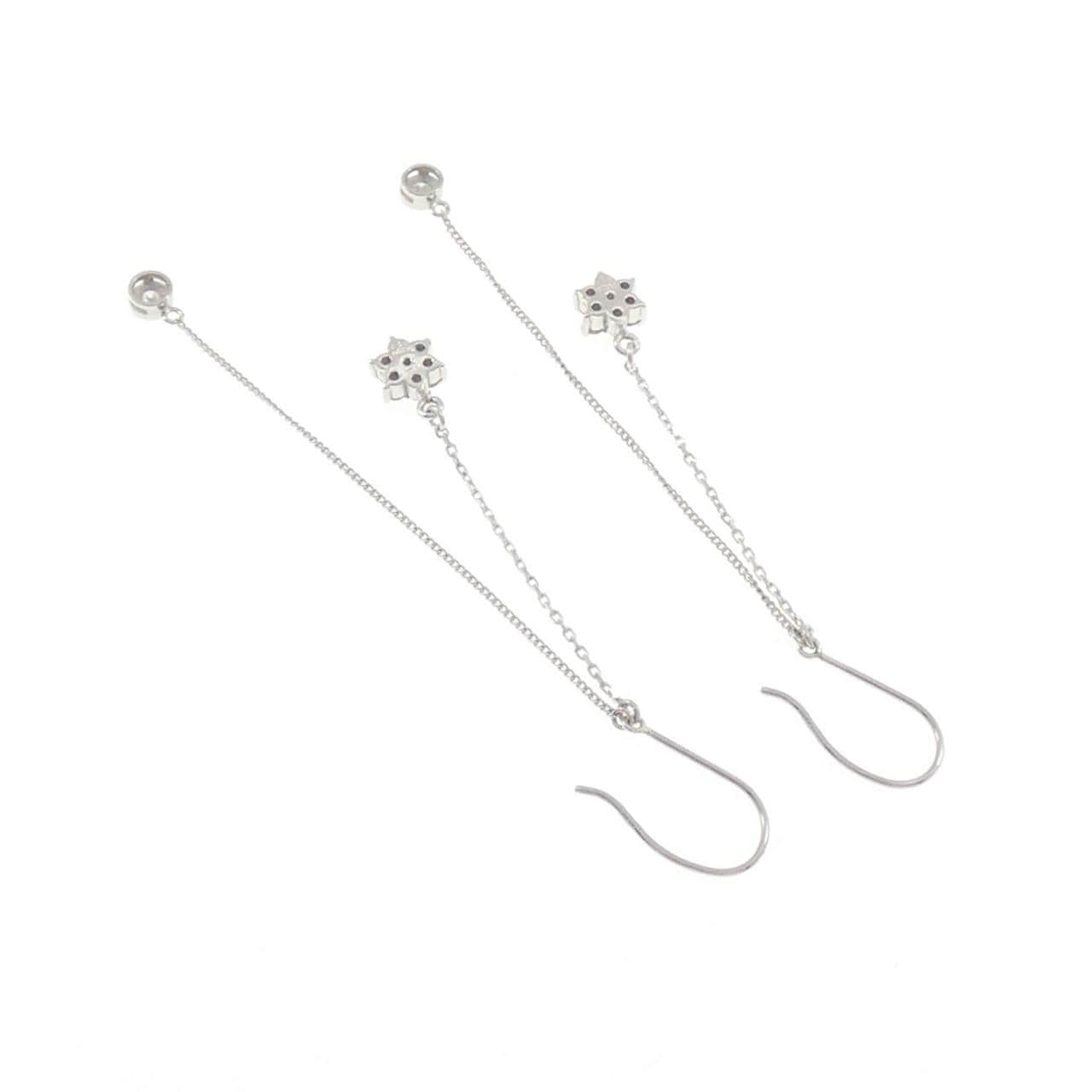 PT900 ダイヤモンド ピアス 0.24CT