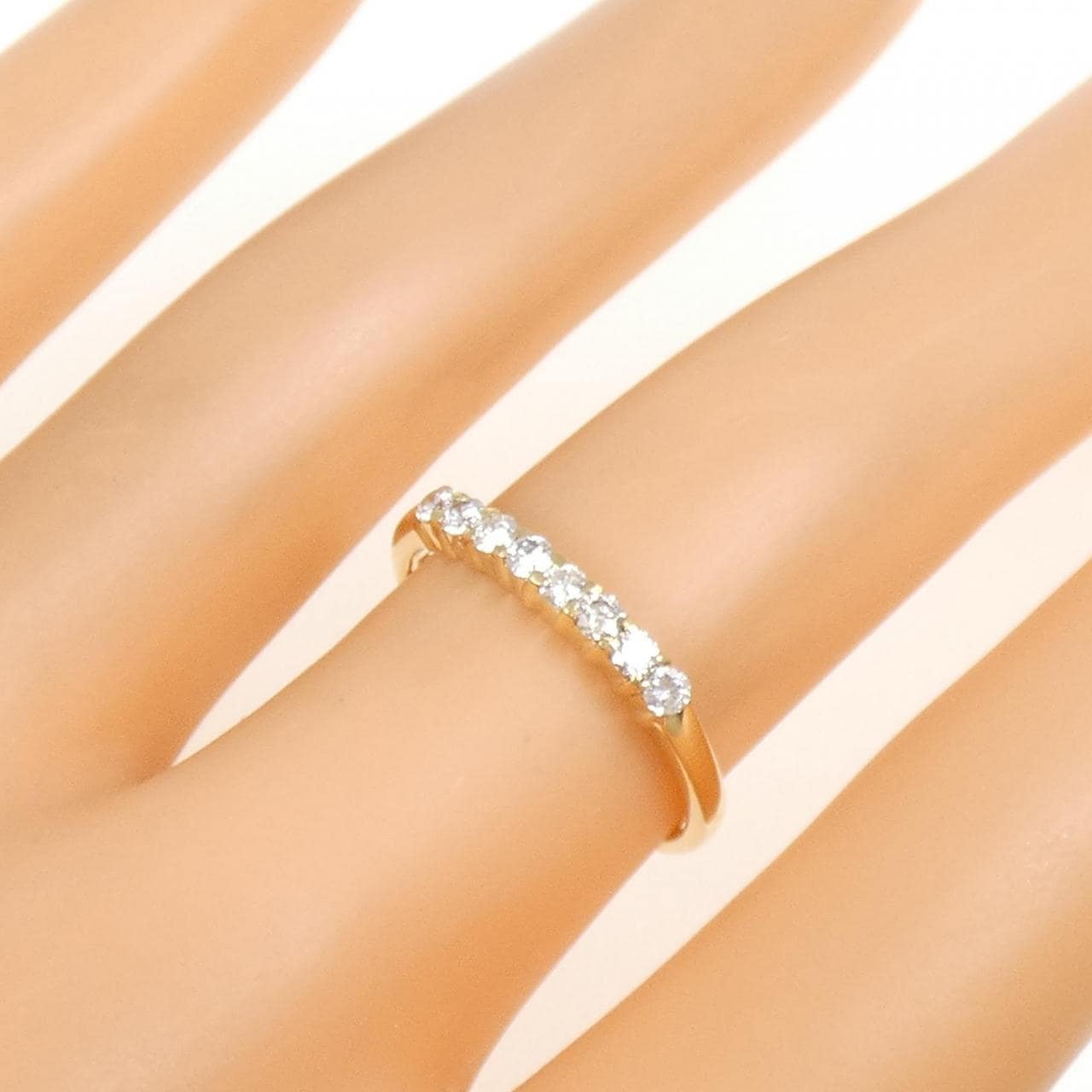 K18YG ダイヤモンド リング 0.27CT