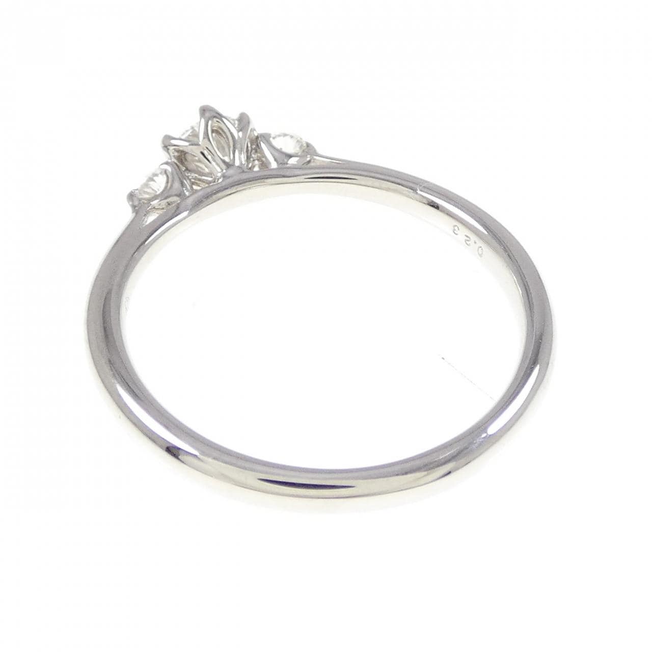 PT950 Diamond Ring 0.23CT D VVS1 3EXT