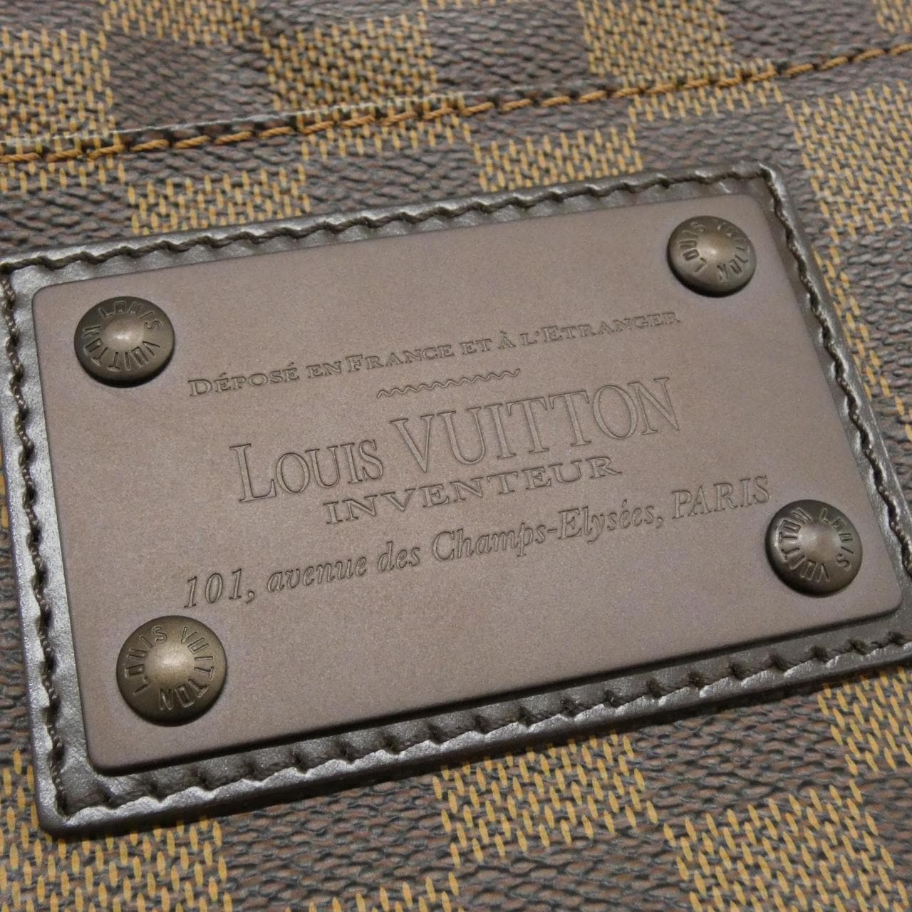 ルイヴィトン ダミエ バムバッグ ブルックリン N41101 ショルダーバッグ