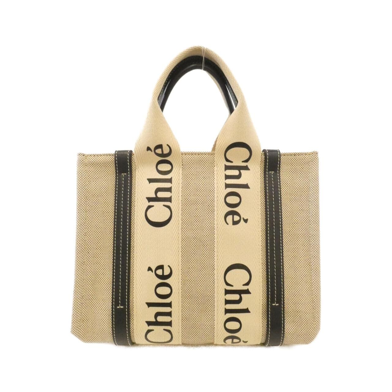 クロエ ウッディ スモール トート CHC21US385 E66 バッグ