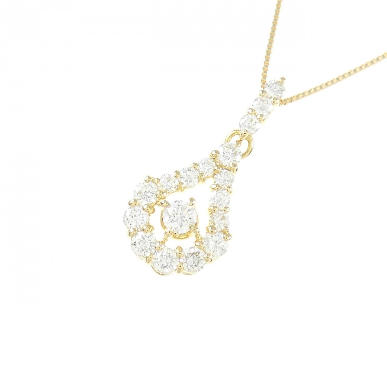 K18YG ダイヤモンド ネックレス 0.55CT