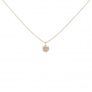 K18PG ダイヤモンド ネックレス 0.20CT