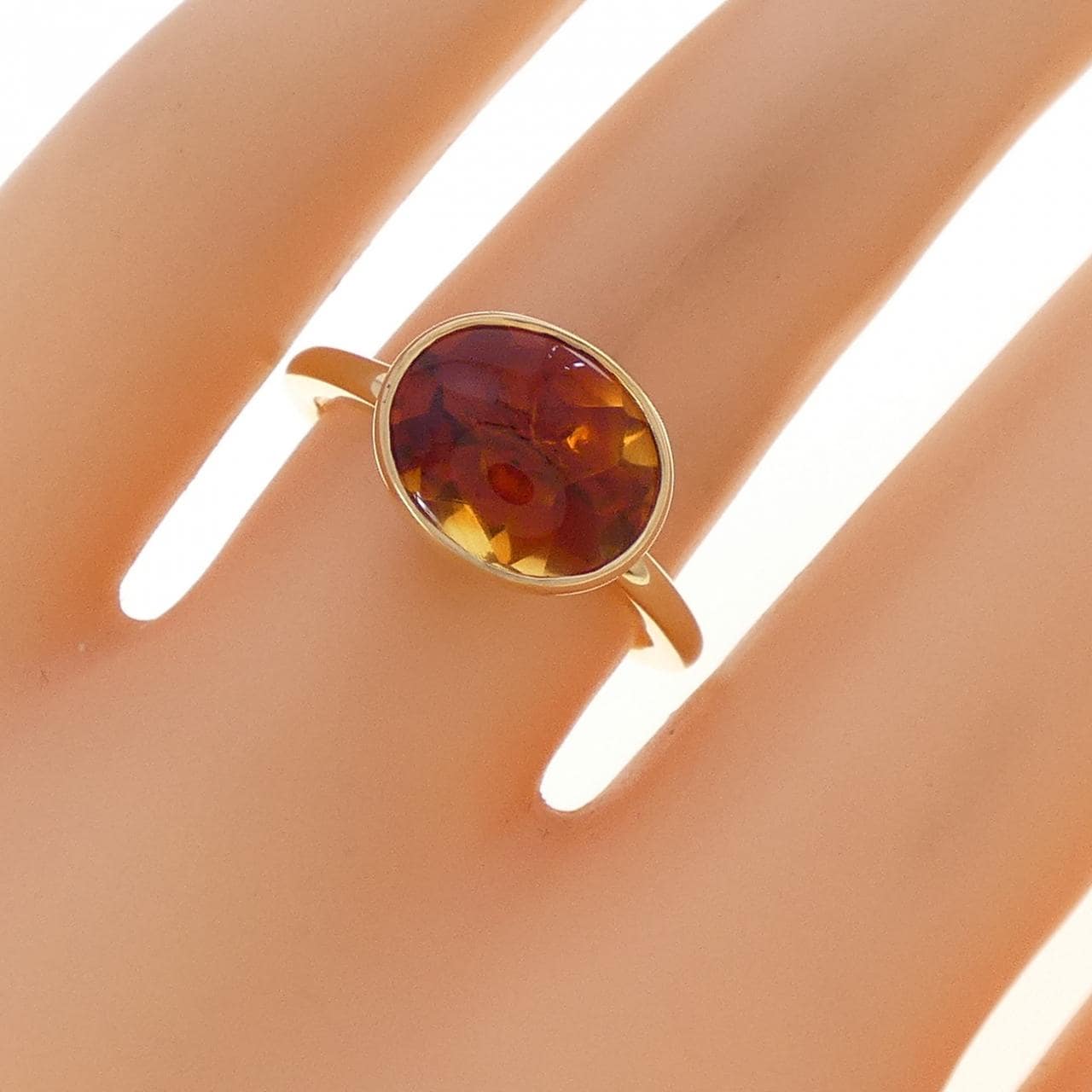750YG シトリン リング 2.42CT
