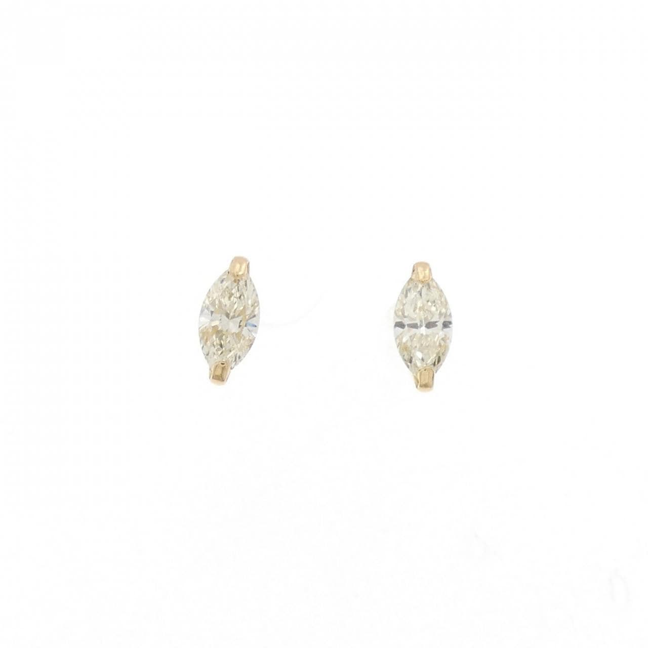 K18YG ダイヤモンド ピアス 0.24CT