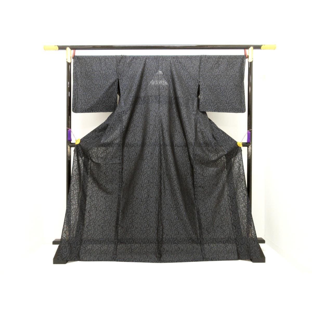 単衣　お召織　身幅２Ｌ寸