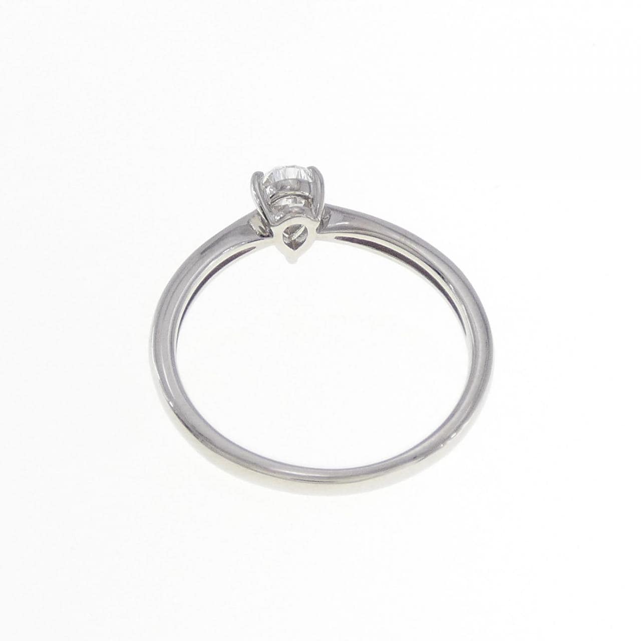 PT Diamond Ring 0.301CT D VS2 Pear Shape