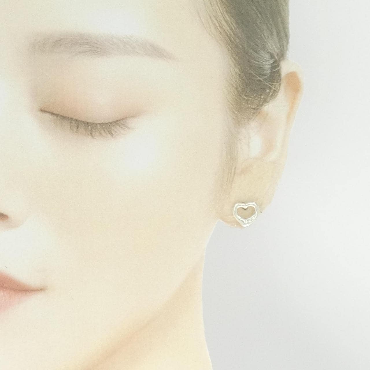 TIFFANY open heart耳环