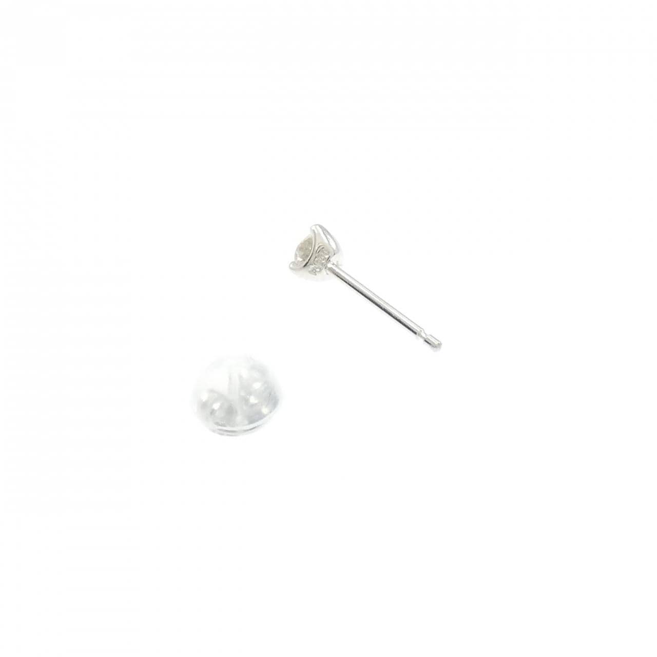PT950/PT900 ダイヤモンド ピアス 0.08CT 片耳