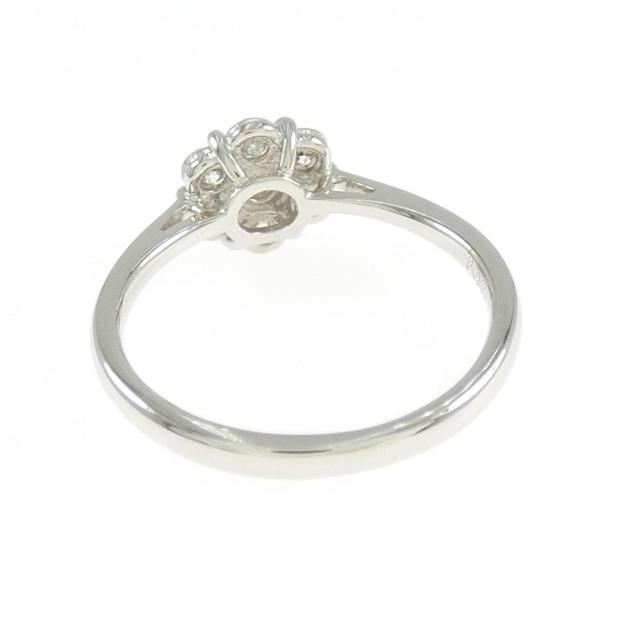 PT900 フラワー ダイヤモンド リング 0.50CT