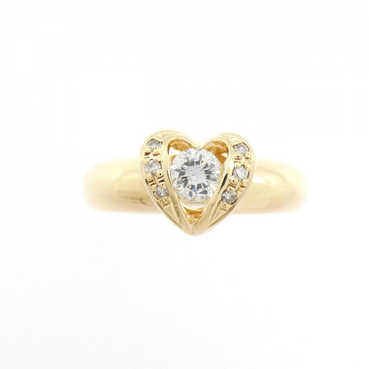 K18YG ダイヤモンド リング 0.26CT