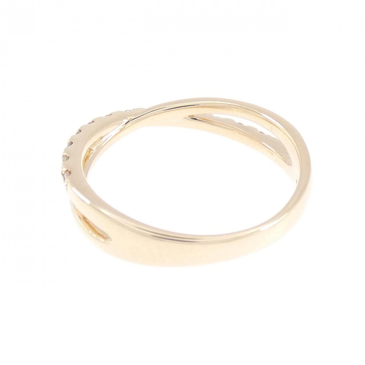 K18YG ダイヤモンド リング 0.12CT