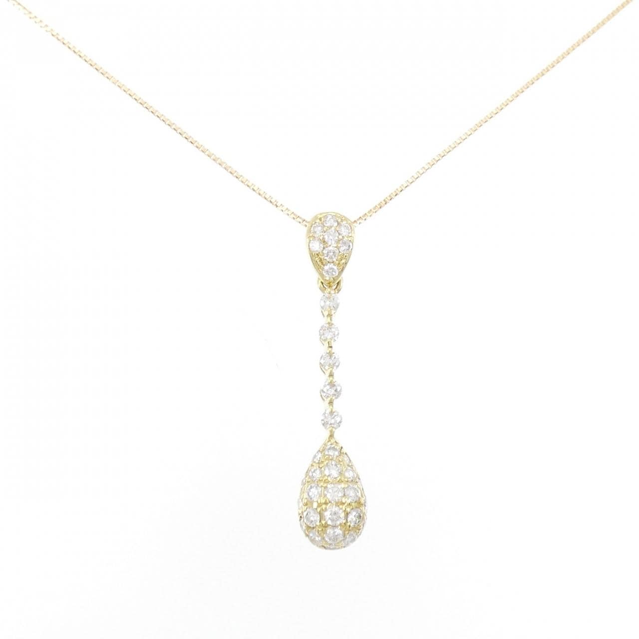 K18YG ダイヤモンド ネックレス 0.51CT