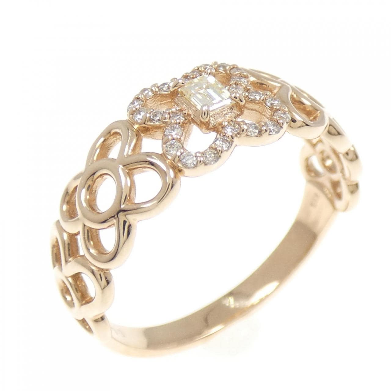 【新品】K18PG ダイヤモンド リング 0.15CT