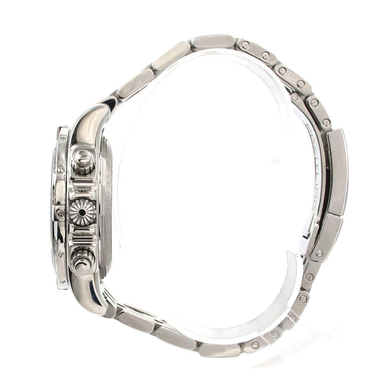 ブライトリング クロノマット44ブラックローマンマザーオブパール JAPAN LTD AB0111/S011B64PA SS 自動巻