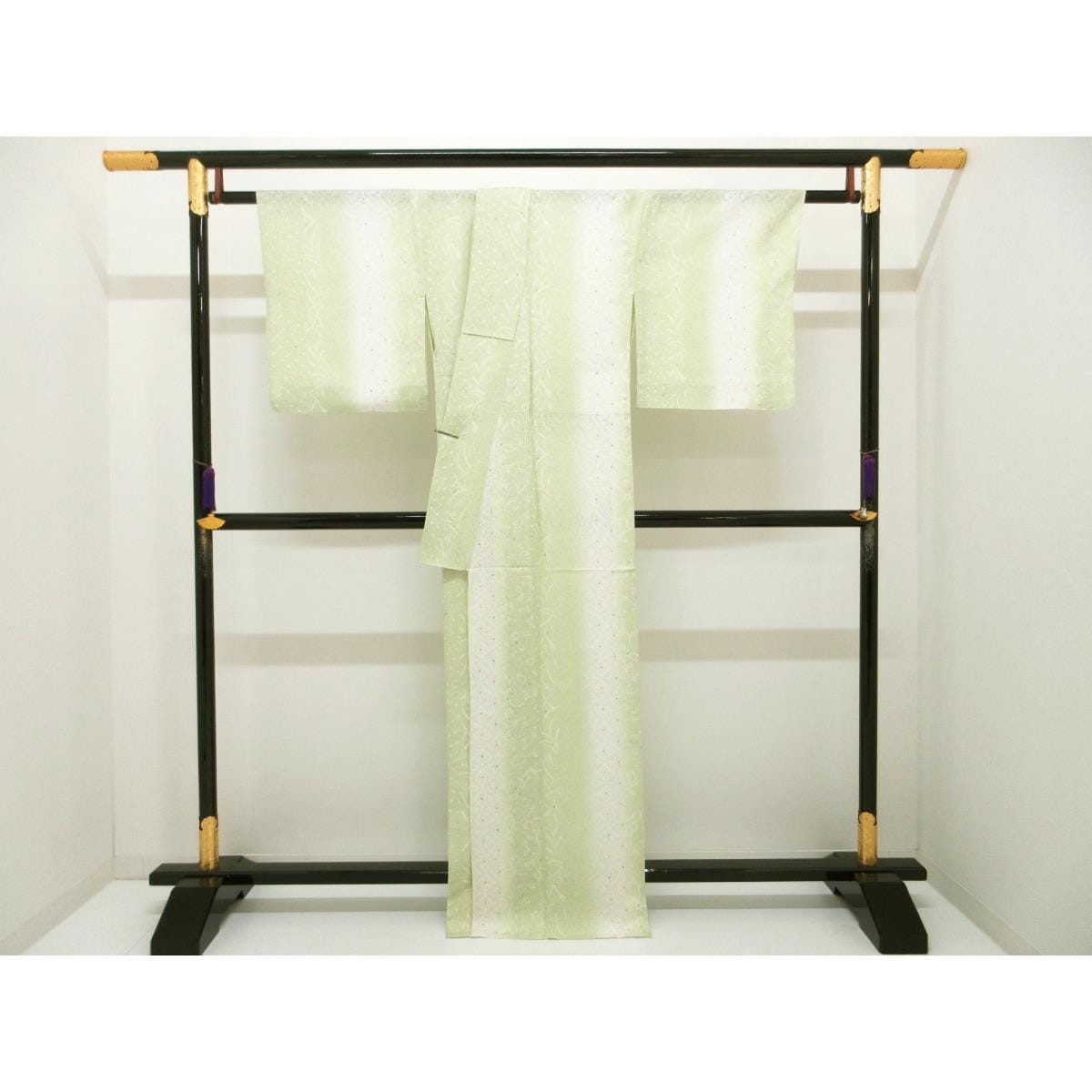 【未使用品】単衣　紋紗織小紋