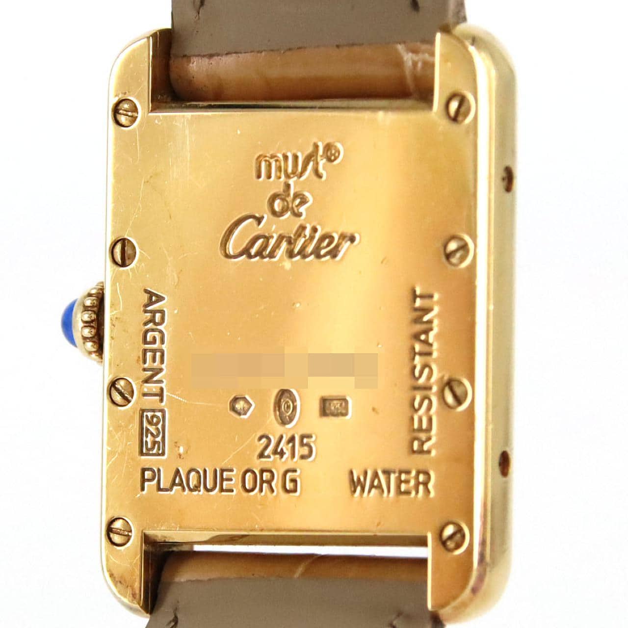 【ノーメンテナンス還元価格】カルティエ マストタンクSM･アクアリーノ GP W1018687 GP クォーツ
