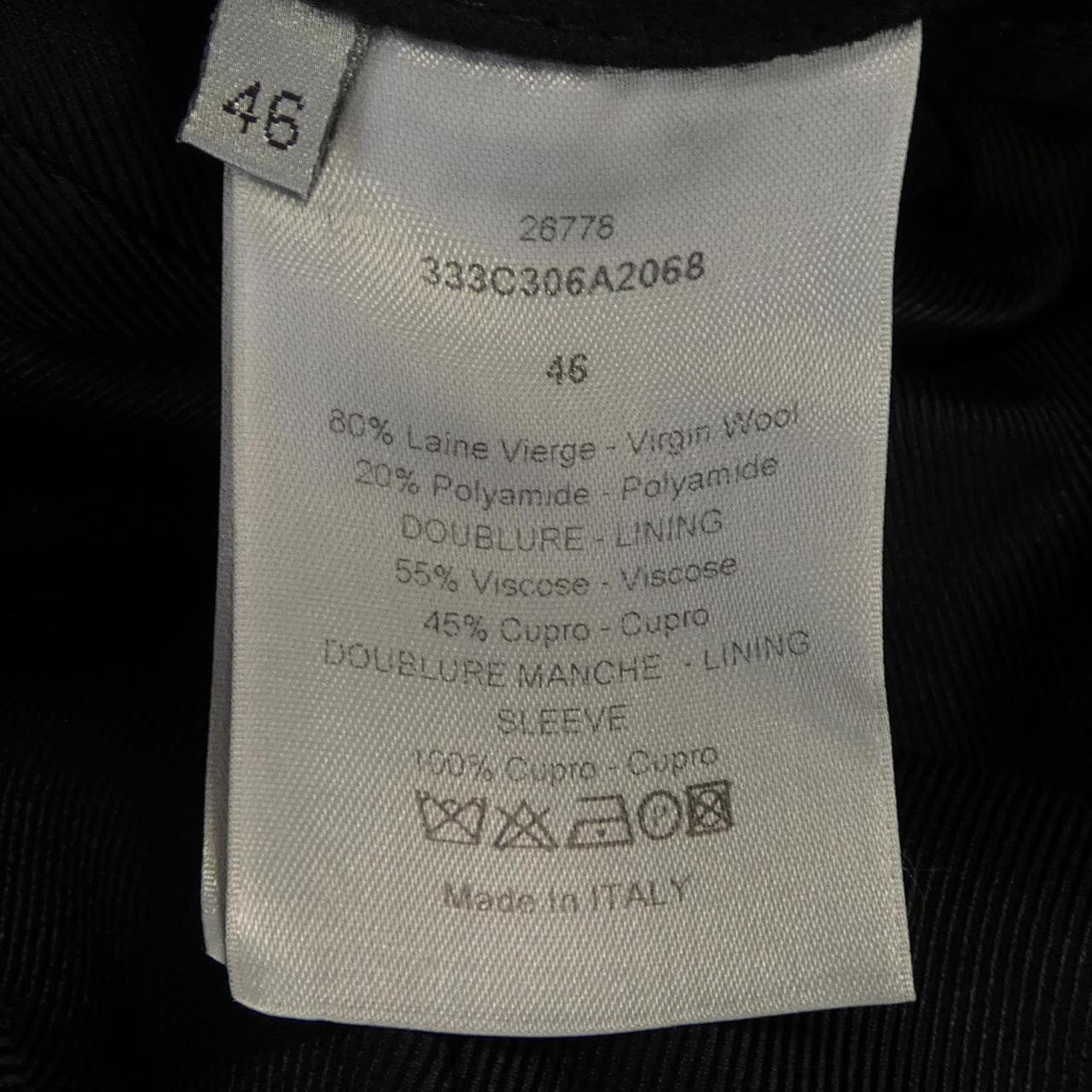 ディオールオム DIOR HOMME 333C306A2068 コート