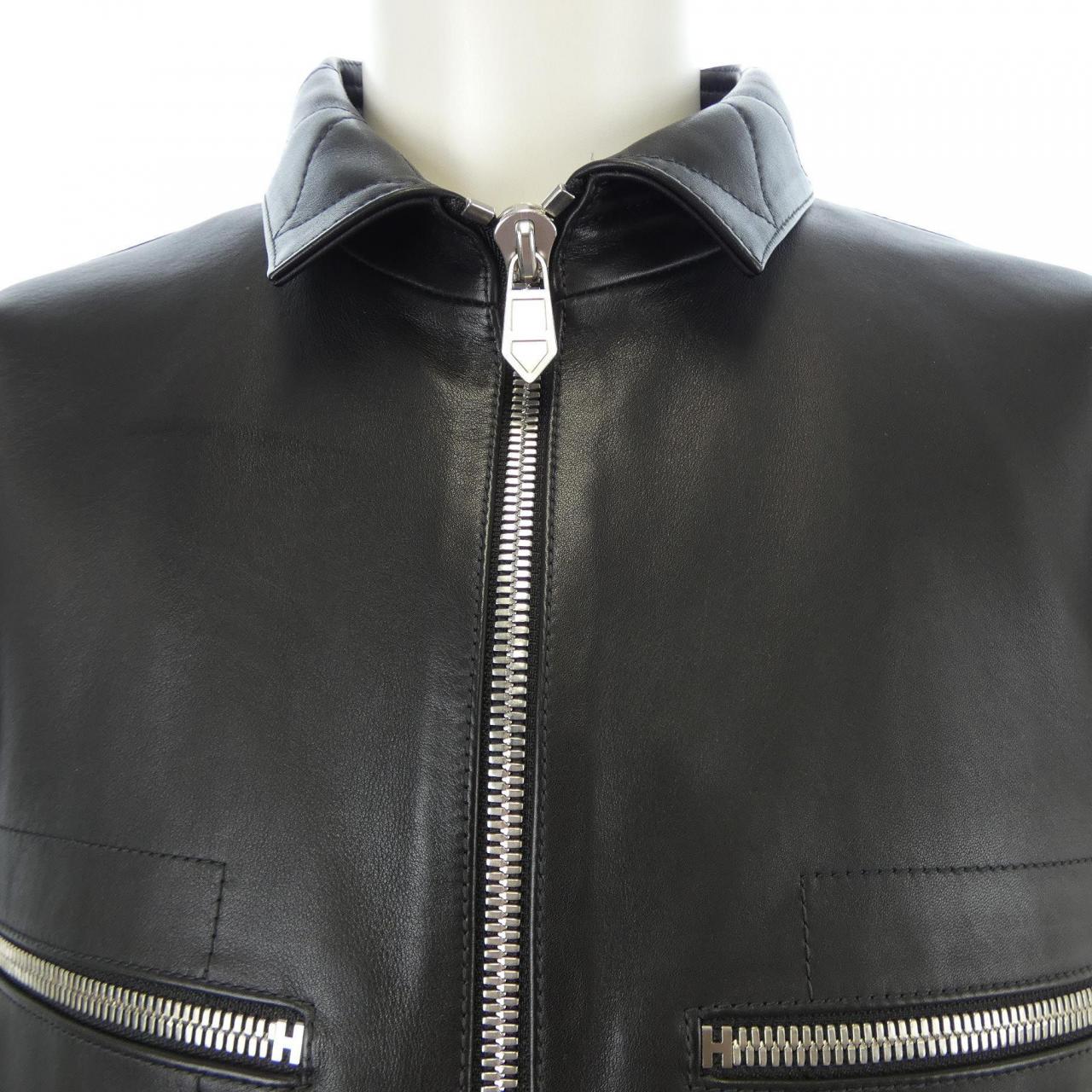 エルメス HERMES 463300HE レザージャケット