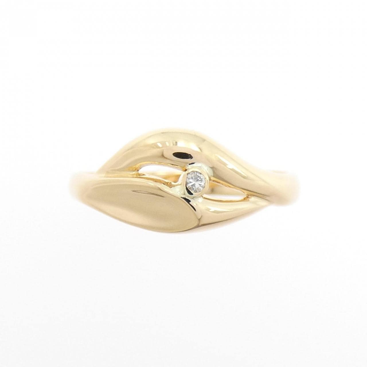 K18YG ダイヤモンド リング