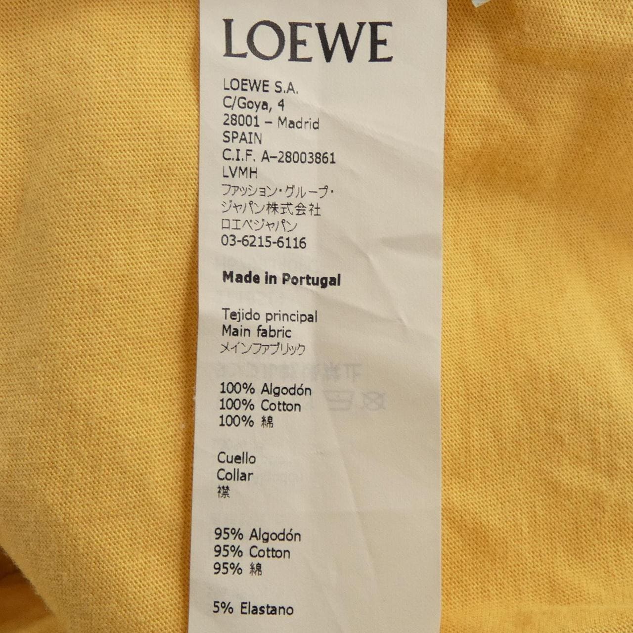 ロエベ LOEWE H6299340PC Tシャツ