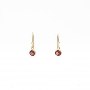 K18YG ガーネット ピアス