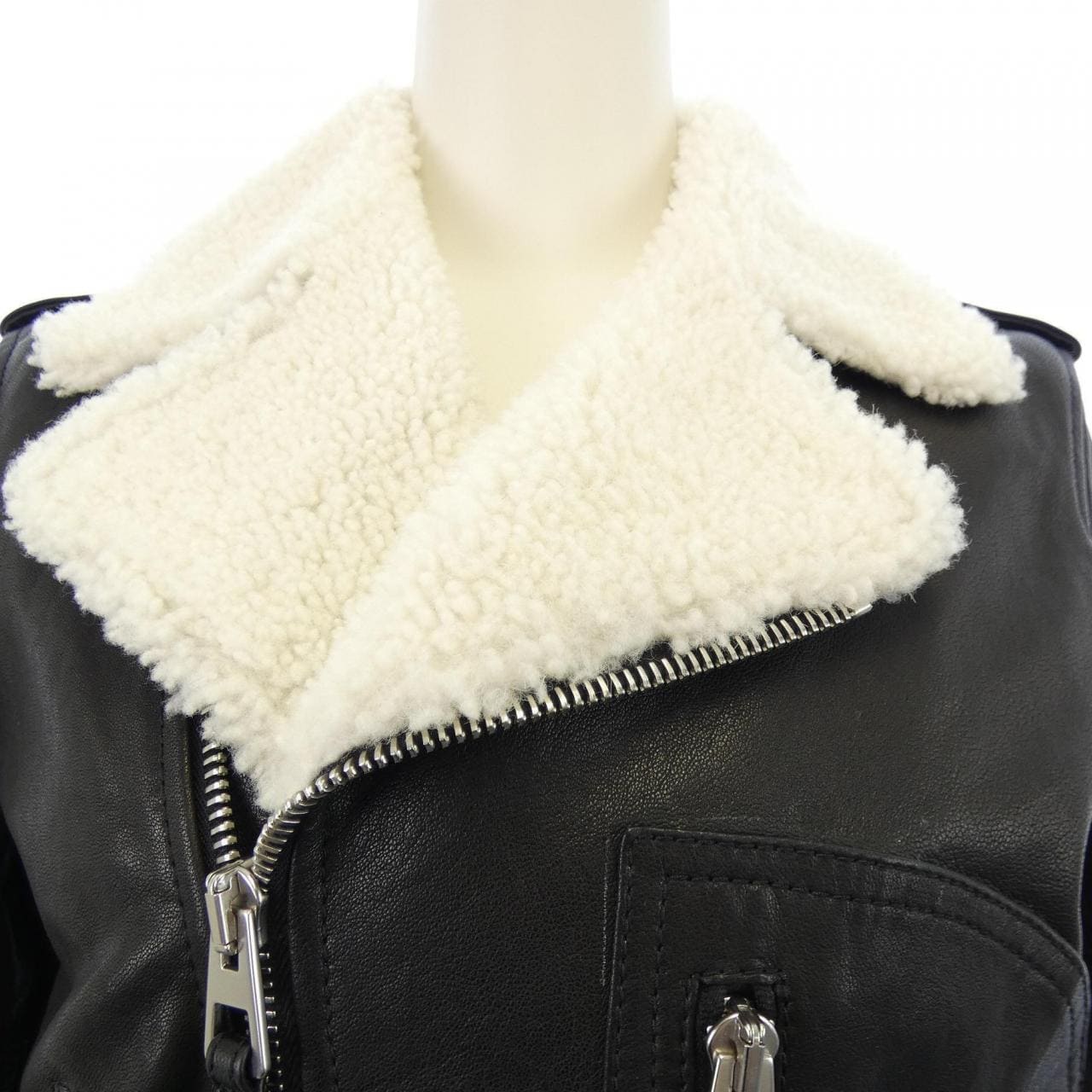 クリスチャンディオール CHRISTIAN DIOR 245V12AL028 レザーライダースジャケット