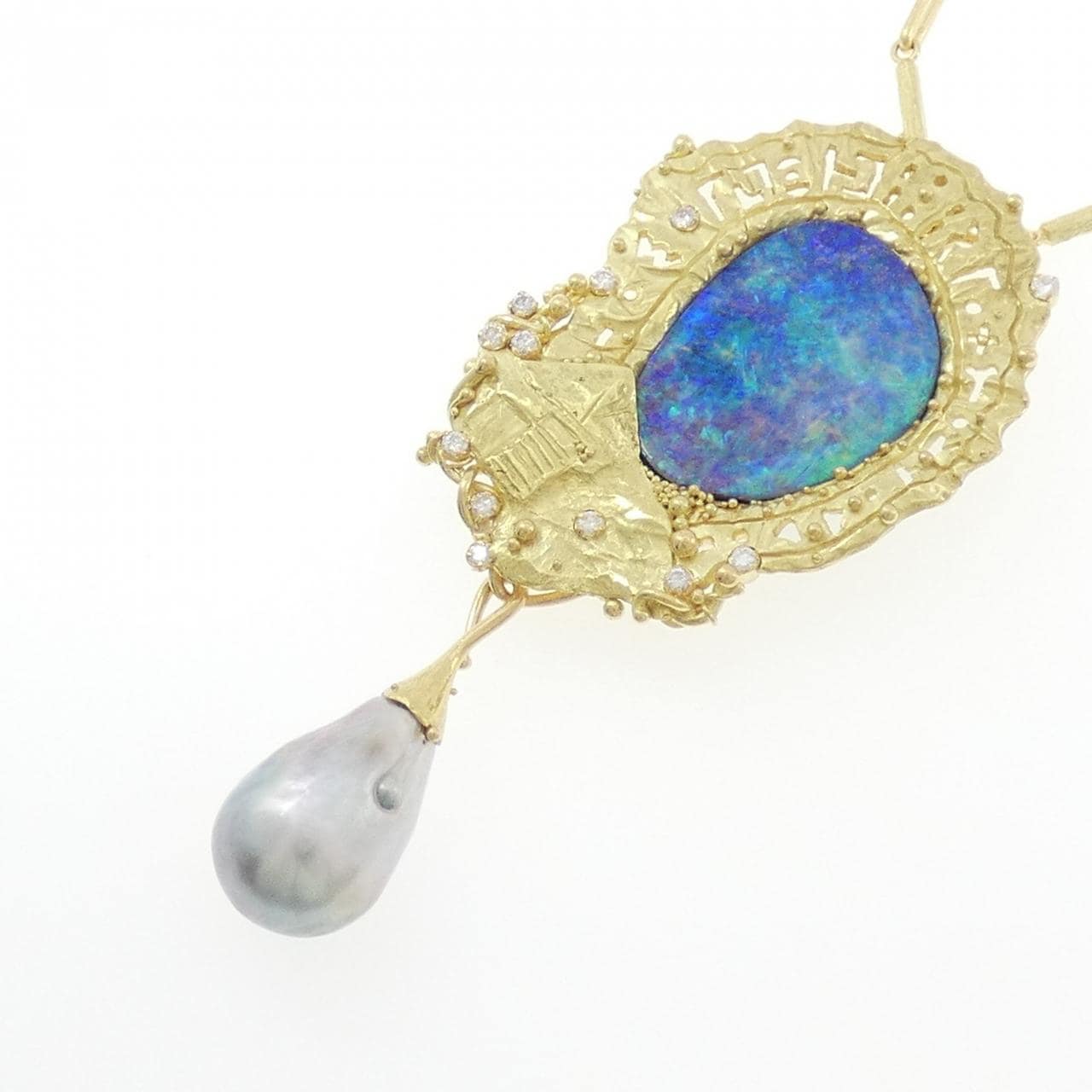 750PG カラーストーン ネックレス