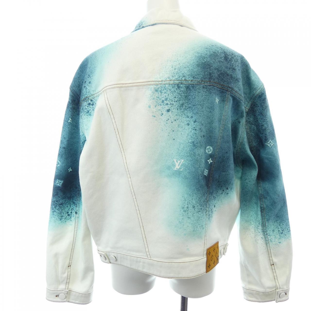 LOUIS VUITTON Vuitton LV Spray Denim Jacket HOA10WU14 Denim Jacket