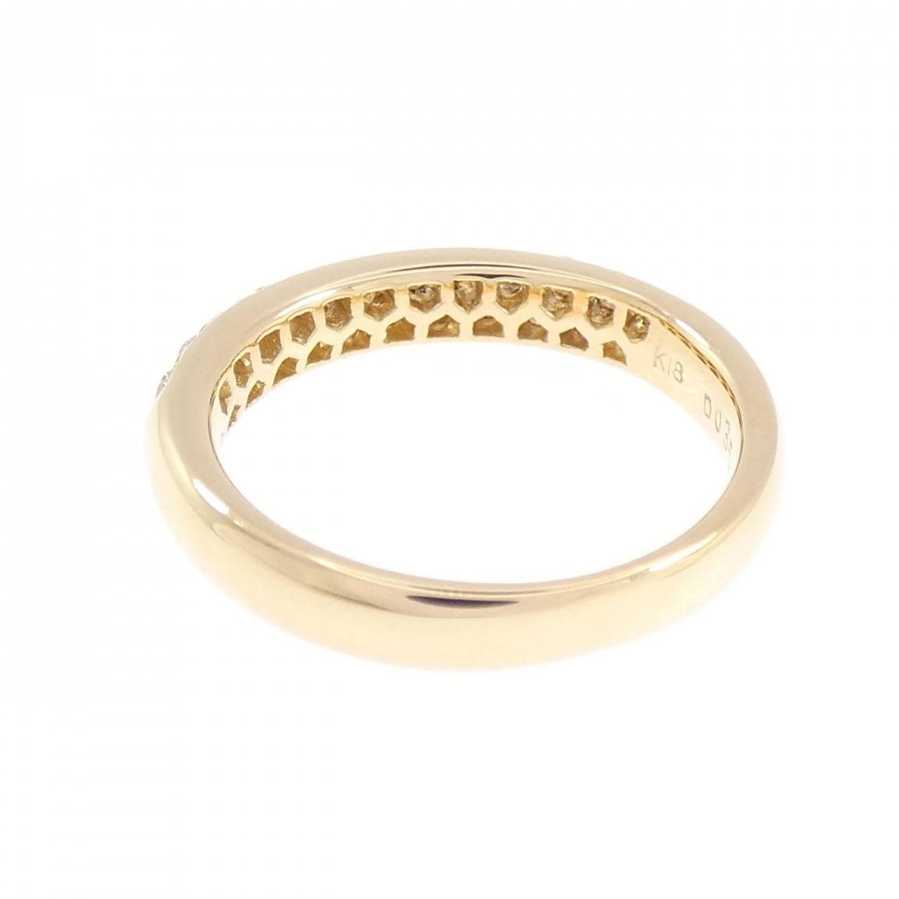 K18YG ダイヤモンド リング 0.35CT