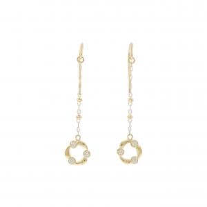 K18YG ダイヤモンド ピアス 0.06CT