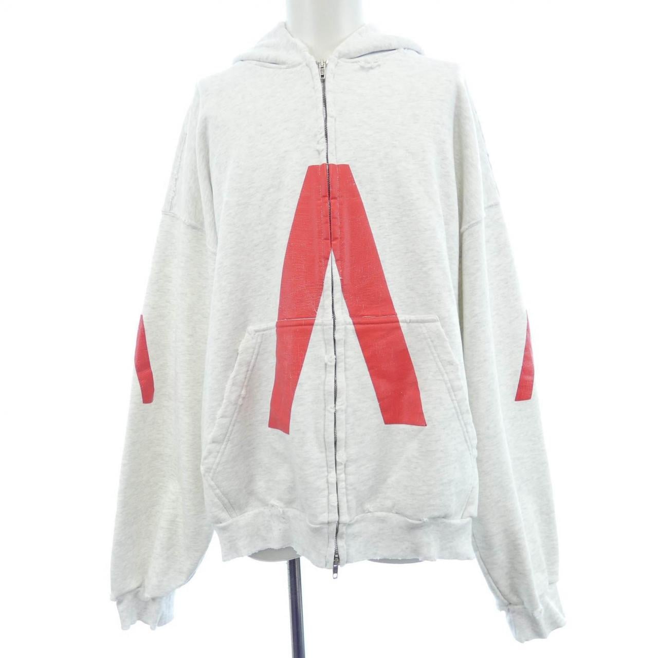 バレンシアガ BALENCIAGA クラックドエフェクト フード 744457 TQVA6 パーカー