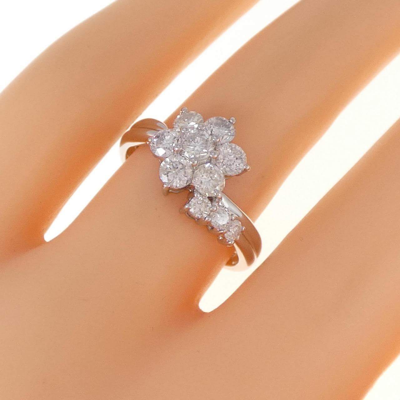 PT花朵钻石戒指1.18CT