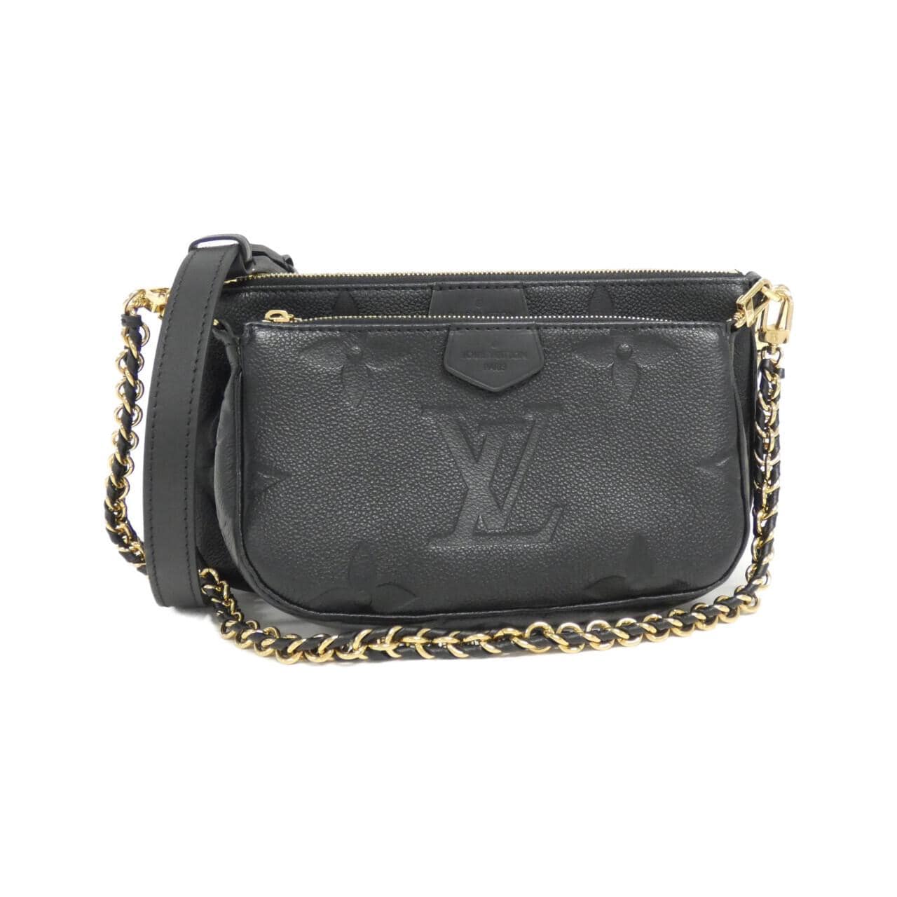 LOUIS VUITTON Monogram Empreinte多口袋配件 M80399 單肩包