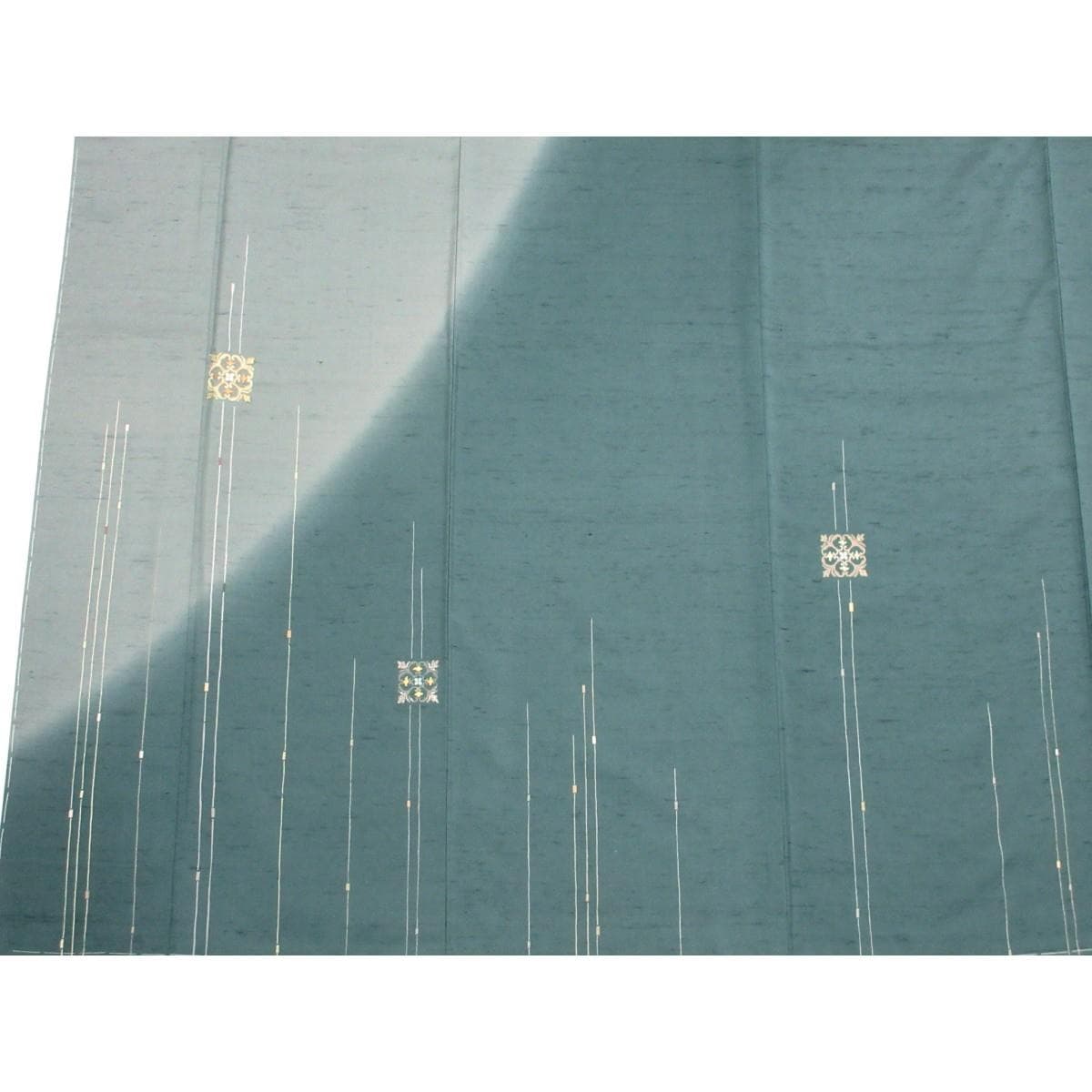 【未使用品】訪問着　証紙付　市川純一郎【牛首紬】