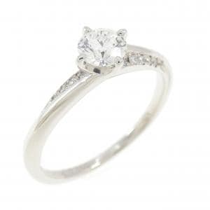 PT950 ダイヤモンド リング 0.325CT F VS2 3EXT H＆C