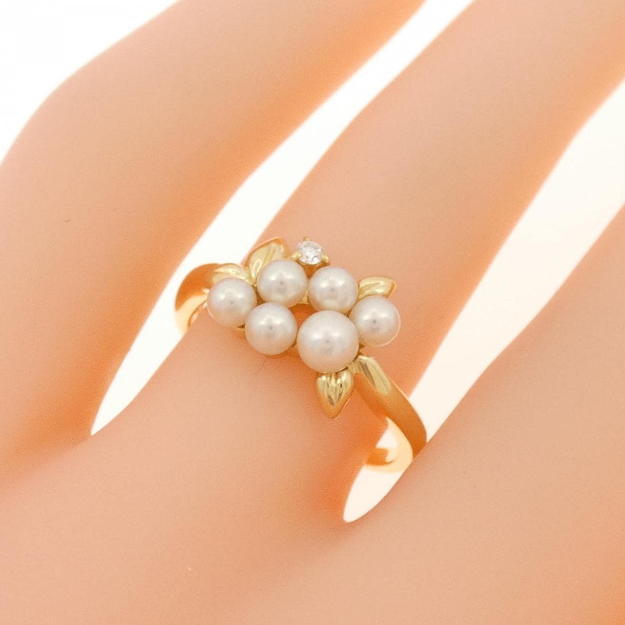 MIKIMOTO Akoya珍珠戒指