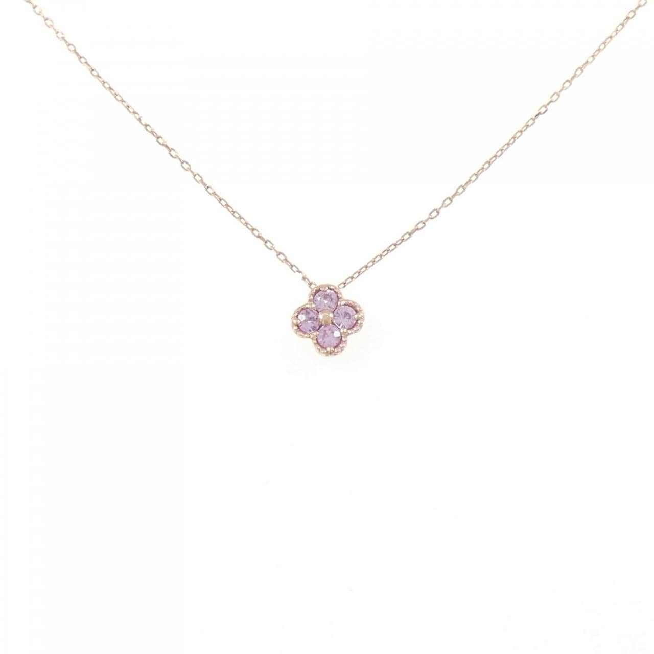 K10PG サファイヤ ネックレス