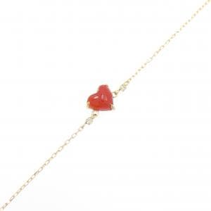 K18YG サンゴ ブレスレット 0.62CT