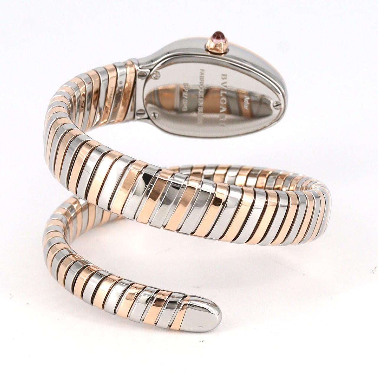 ブルガリ セルペンティトゥボガス PGコンビ/D Sサイズ SP27SPG/103131 SSxPG クォーツ