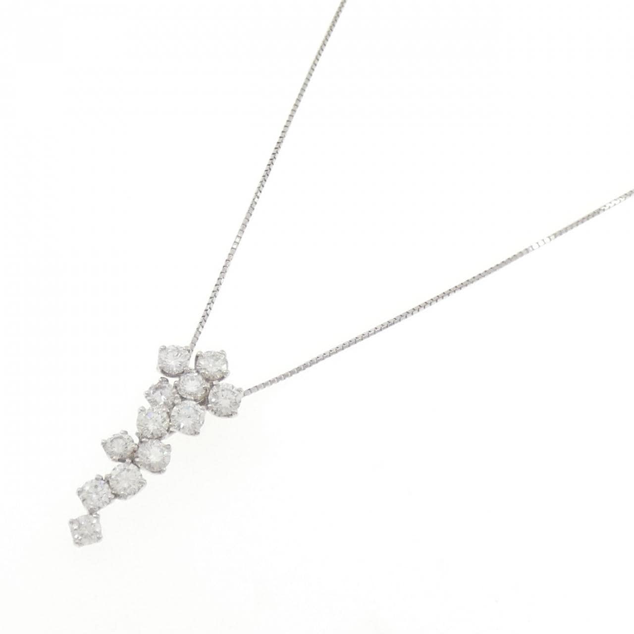 PT900/PT850 ダイヤモンド ネックレス 2.000CT