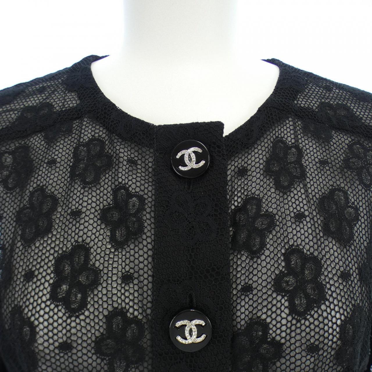 シャネル CHANEL ノーカラージャケット