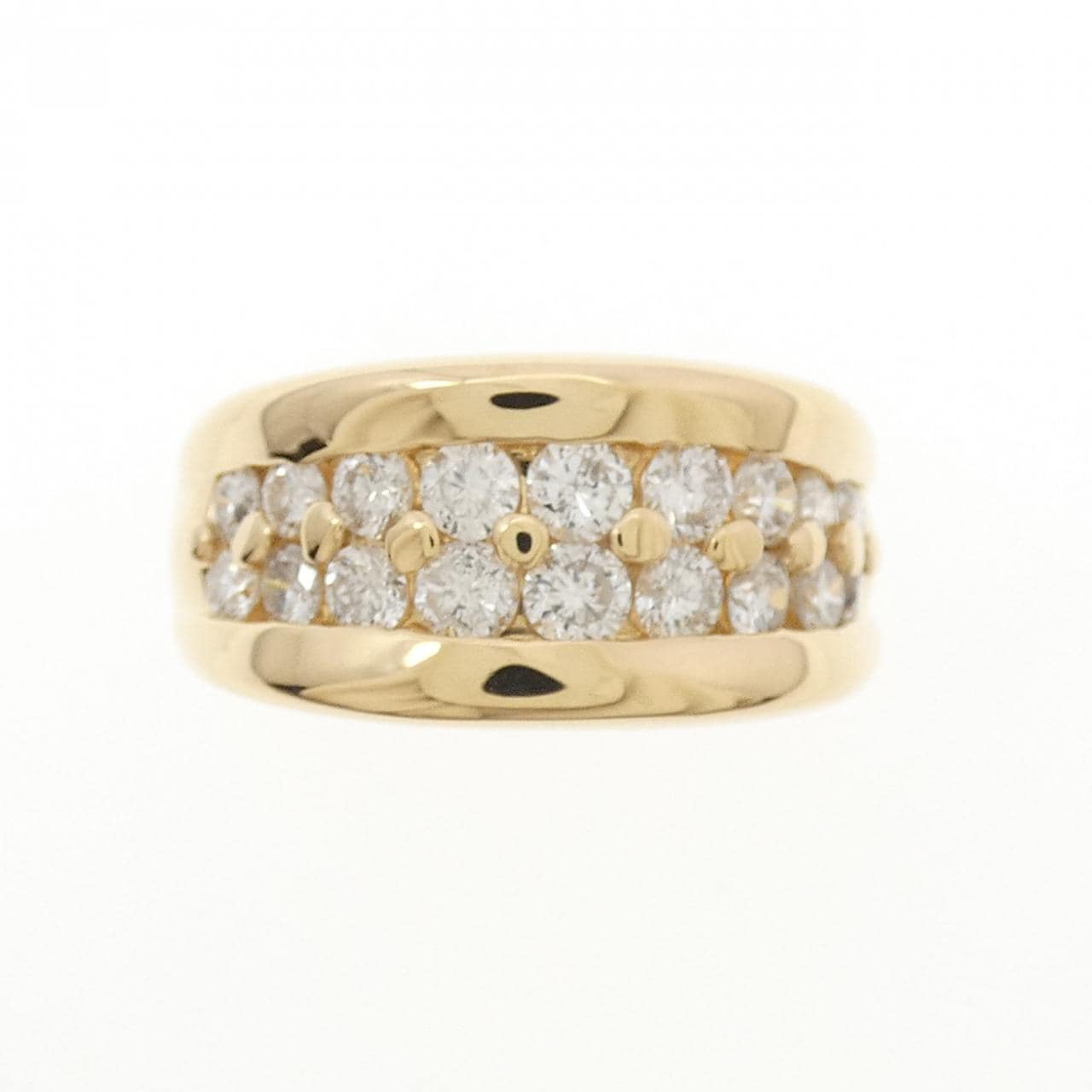 K18YG ダイヤモンド リング 1.08CT