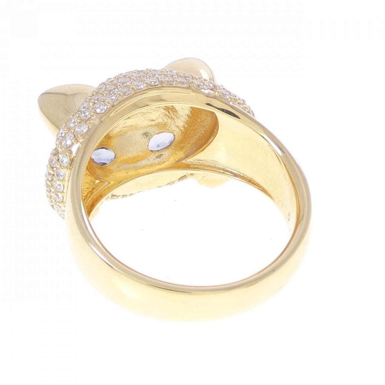 ポンテヴェキオ キャット サファイヤ リング 0.21CT