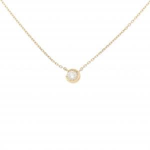 スタージュエリー ムーンセッティング ネックレス 0.10CT