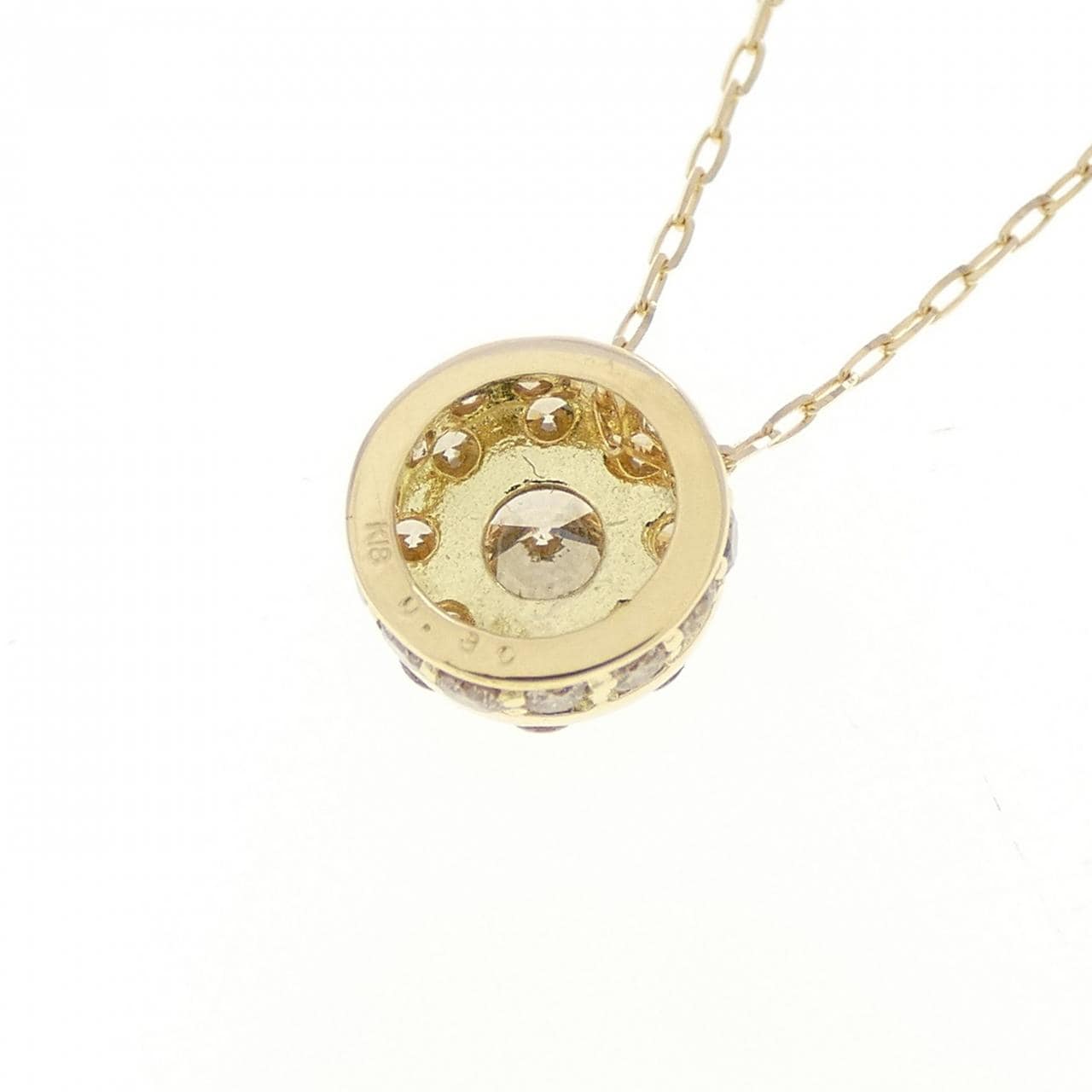 K18YG ダイヤモンド ネックレス 0.30CT