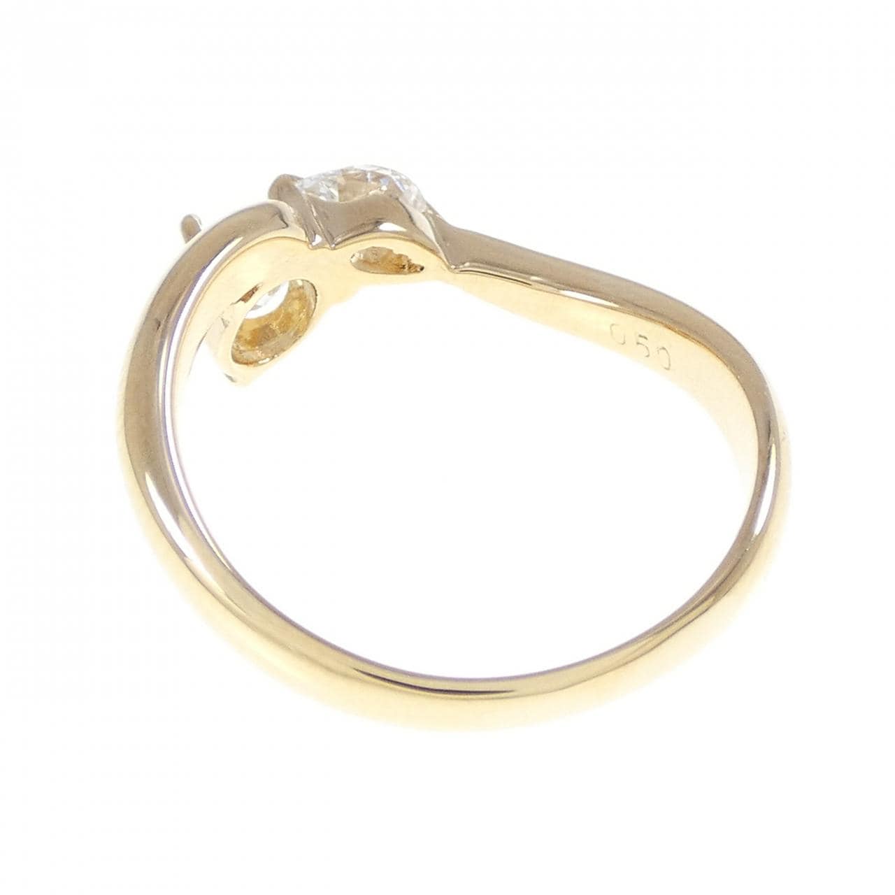 K18YG ダイヤモンド リング 0.50CT